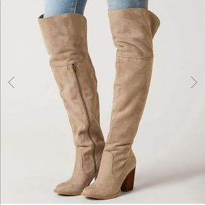 Not Rated Andrea Boot- Taupe, Size 10
